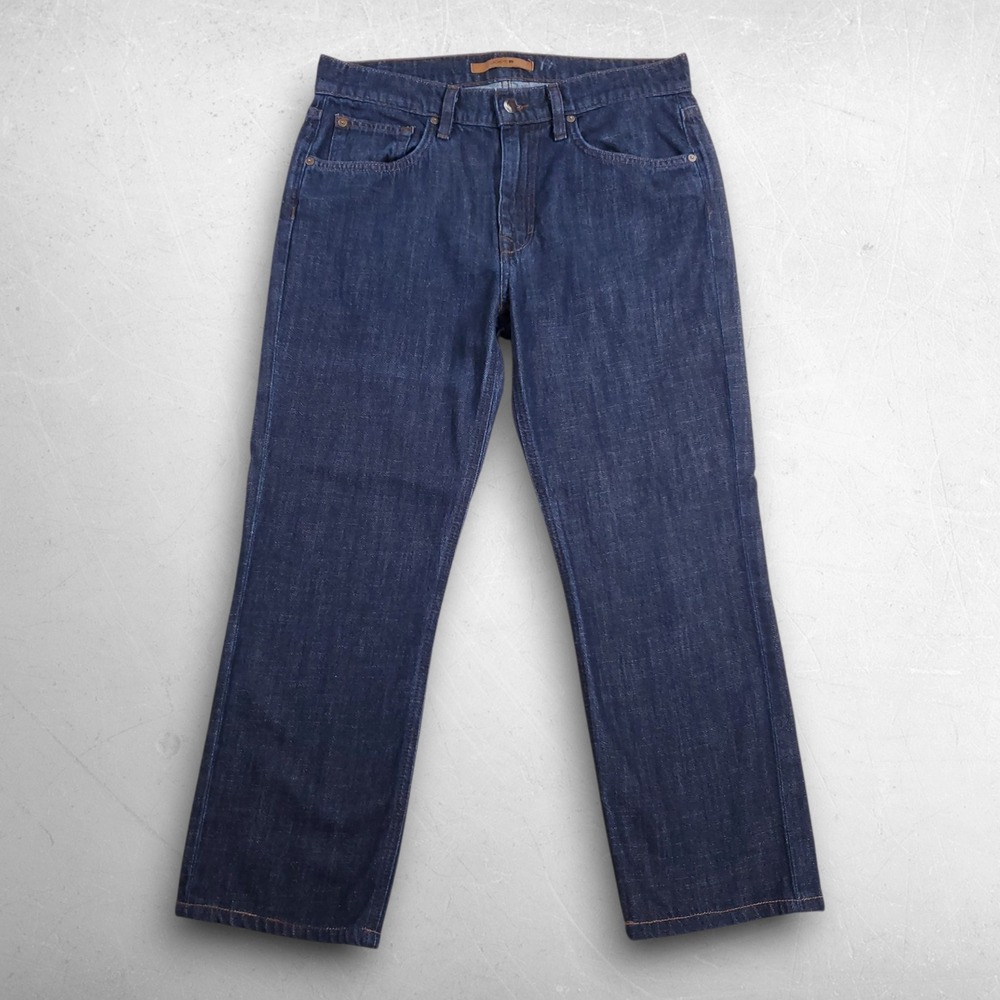 Joe's Jeans The Brixton Straight + Narrow Jeans Men 31 Dk Blue Soft Denim